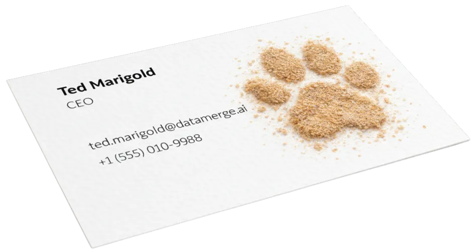 Verified data with quality seal